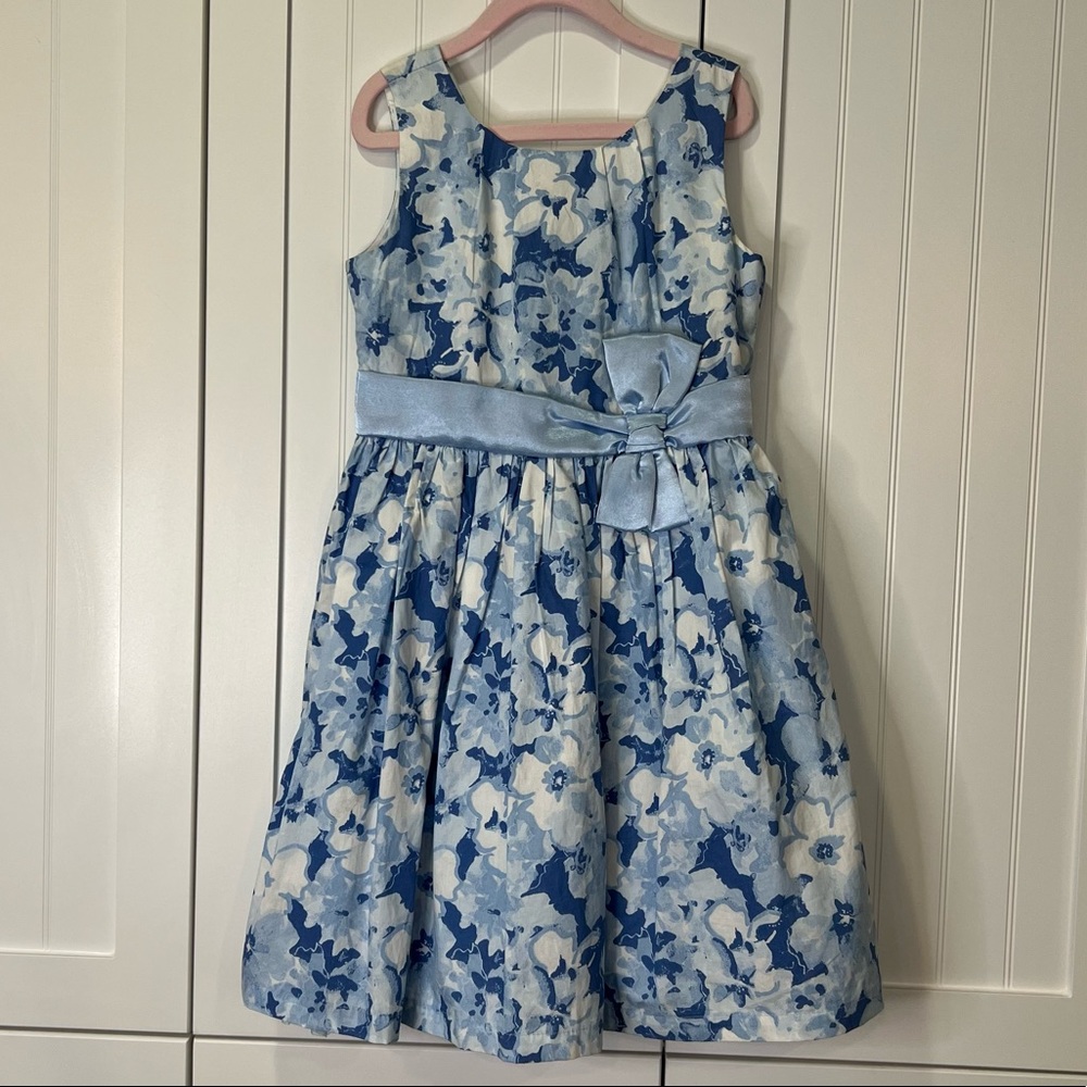 Blue Floral Dress